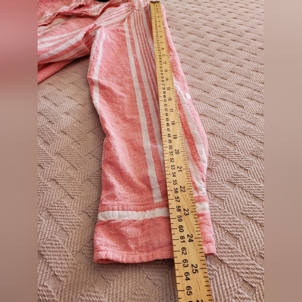 Denim & Co. Striped Yarn Dyed Woven Top - Picture 10 of 14
